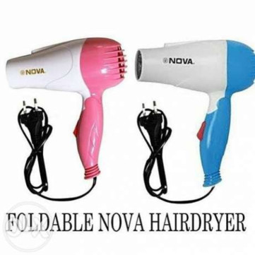 NOVA-1290 / MINI NOVA FOLDING HAIRDRYER / MINI PORTBEL FOLDING HAIR DRYER / MINI HAIR DRYER [LG]
