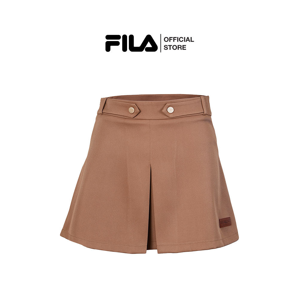 FILA กระโปรงผู้หญิง OLD MONEY รุ่น SKA240708W - BROWN