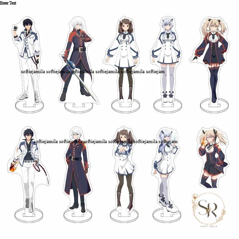 ใหม่อะนิเมะ misfits of the Demon King Academy อะคริลิค Anos Voldigoad ตกแต่ง Misha Necron Colle