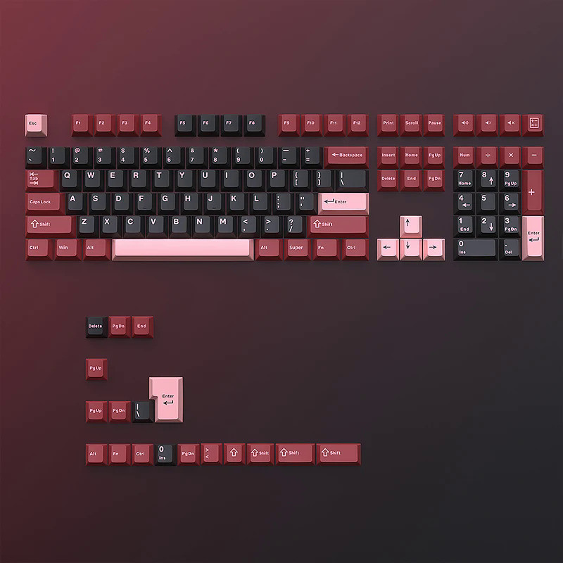 GMK Keycap Double Shot 126 Keys PBT Cherry Keycaps Mechanical Game Keyboard Wireless for MX Switch K