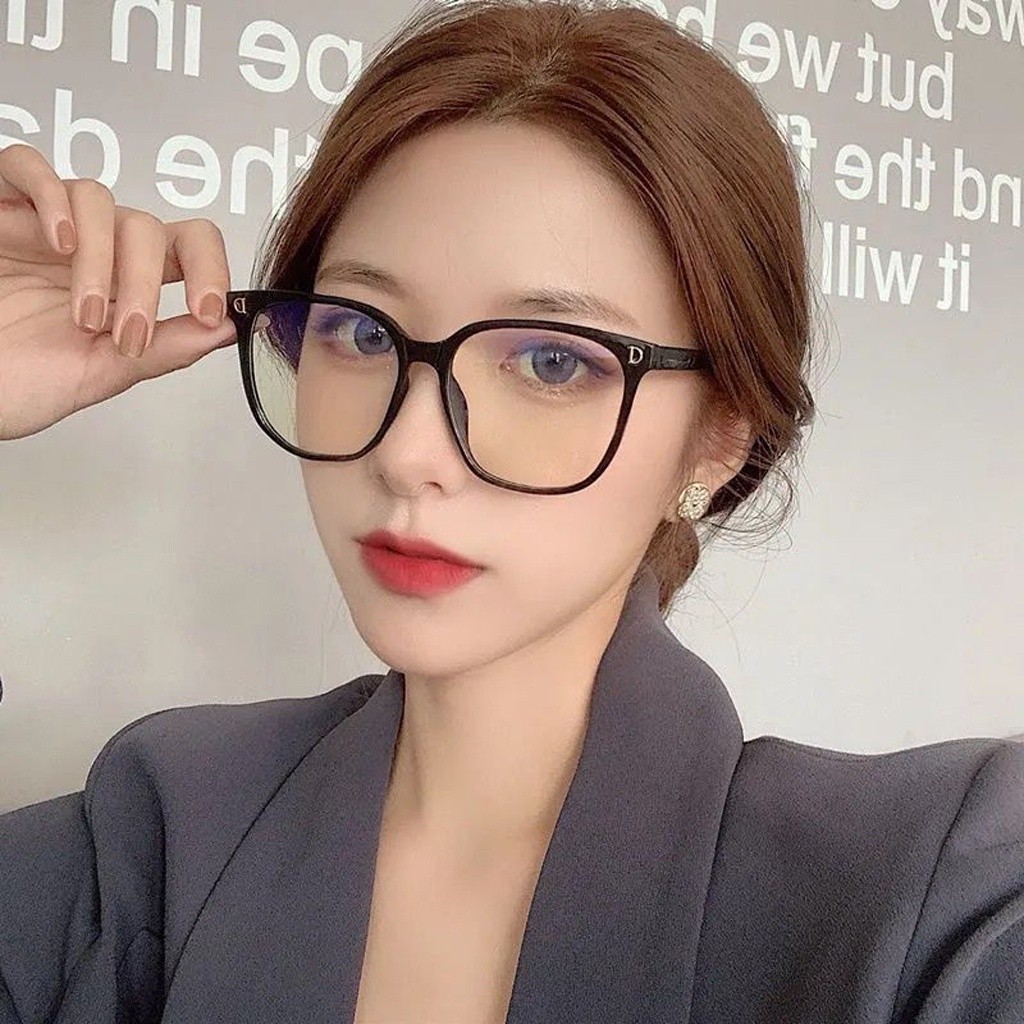 LB - Aquare Retro Square Glasses สําหรับผู้ชายและผู้หญิงแว่นตาคอมพิวเตอร์แฟชั่นออปติคัล G042