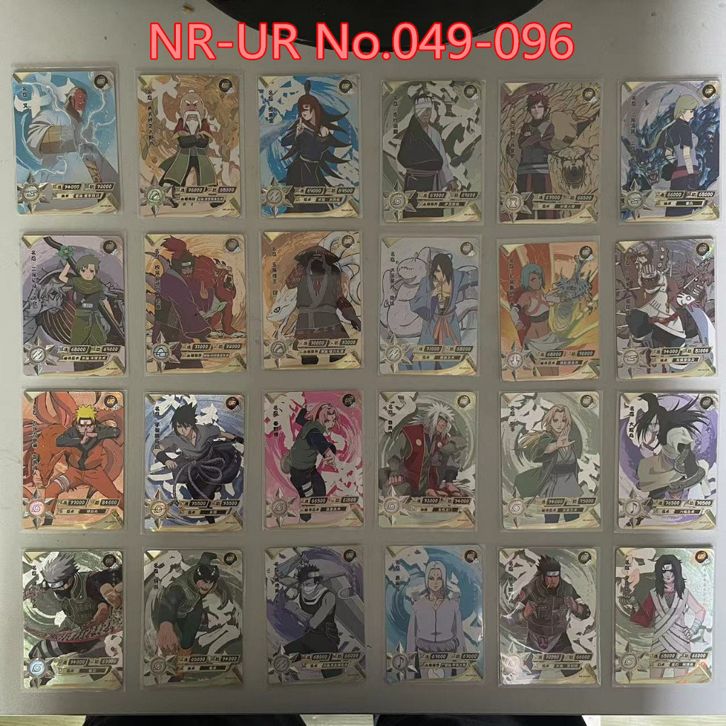 Kayou Naruto Card UR Full Set Naruto Card NR-UR No.001-114 Integration Suit(Part.2 No.049-096)