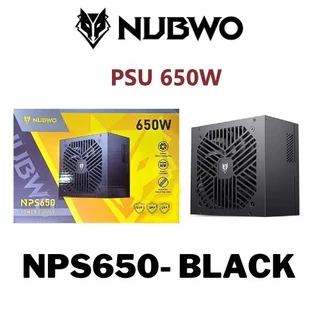 Model2026 PSU NUBWO NPS650 650w Black / white (P6+2 Pin) x 1 ของใหม่