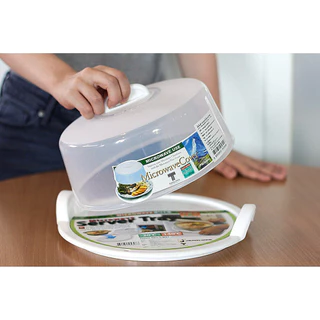 Micronware ฝาครอบอุ่นอาหารในไมโครเวฟ ขนาด 23.5x12 ซม. 5304 ป้องกันแบคทีเรีย BPA Free Super lock ฝาเวฟกับข้าว ฝาอุ่นเวฟ