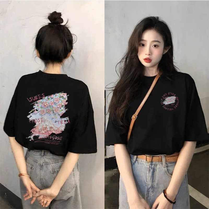 เสื้อยืดสกรีนลายวินเทจ oversize เสื้อผ้าแฟชั่นสาวอวบ เสื้อโอเวอร์ไซส์ผู้หญิง ไซส์ใหญ่  สินค้าใหม่  เนื้อผ้านิ่มๆใส่สบาย