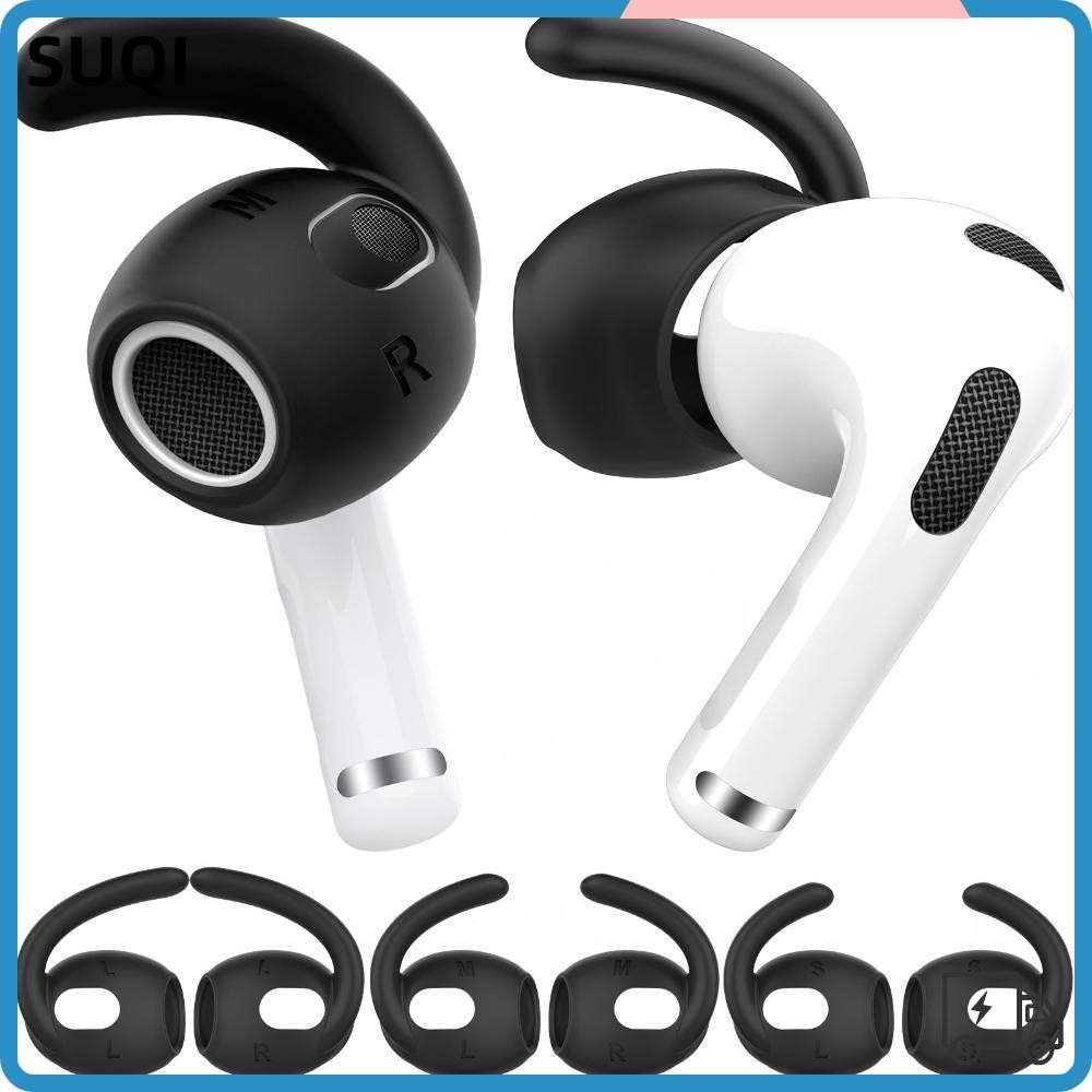3 Pairs Soft Silicone Earbuds Headphone Earpods Cover Eartip Ear Wings Hook Cap For AirPods 3