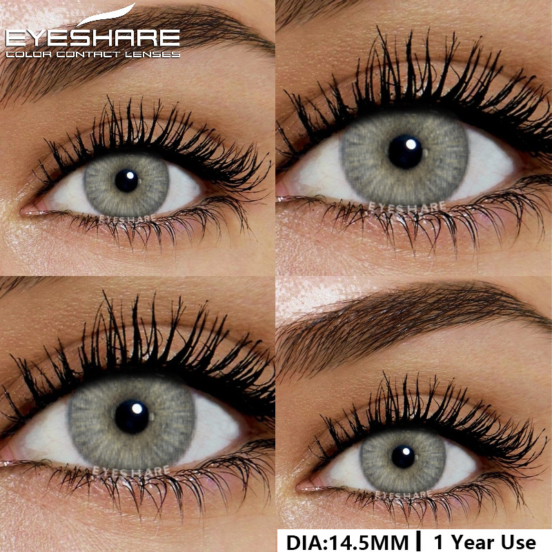 [จัดส่งจากประเทศไทย] Eyeshare ใหม่ 1 คู่คอนแทคเลนส์สี Blue Eye เลนส์สีน้ําตาลสีเทานักเรียนเลนส์ตาธรรมชาติรายปีเครื่องสําอางสีเขียวคอนแทคเลนส์