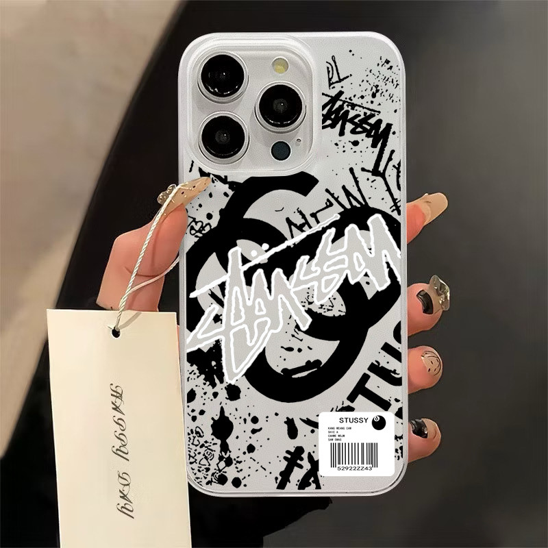 เคสโทรศัพท์มือถืออะคริลิคใส For iPhone 15 14 11 13 12ProMax X XS 7 8Plusภาพประกอบหัก ส่งจากไทยสินค้า