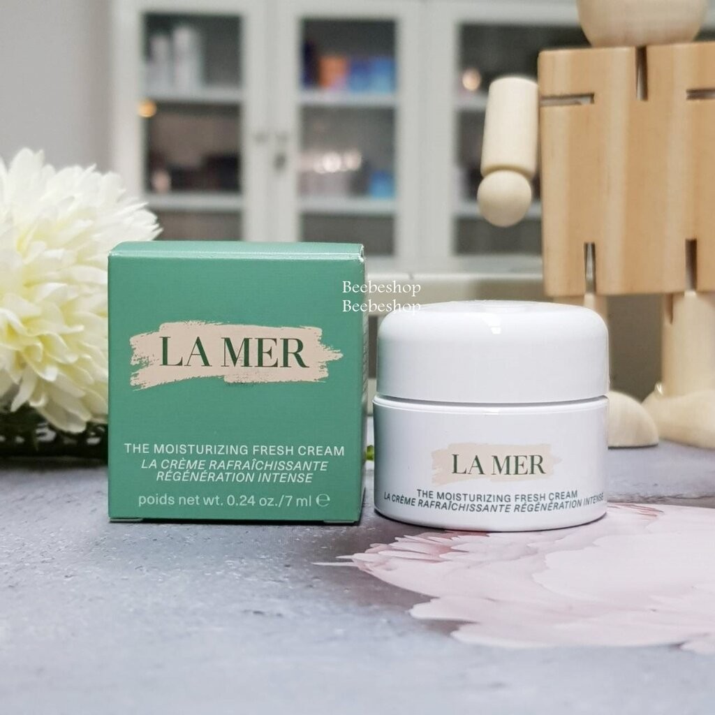 La Mer เฟรชครีม The Moisturizing Fresh Cream 7ml สำหรับผิวมัน-ผิวผสม
