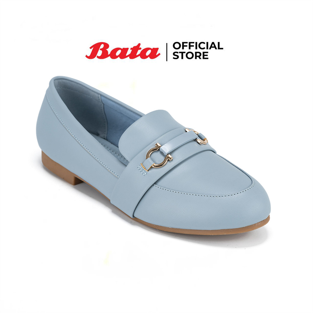 Bata บาจา รองเท้ามอคคาซีนแบบสวม ดีไซน์หรู สำหรับผู้หญิง สีดำ 5316111 สีฟ้า 5319111