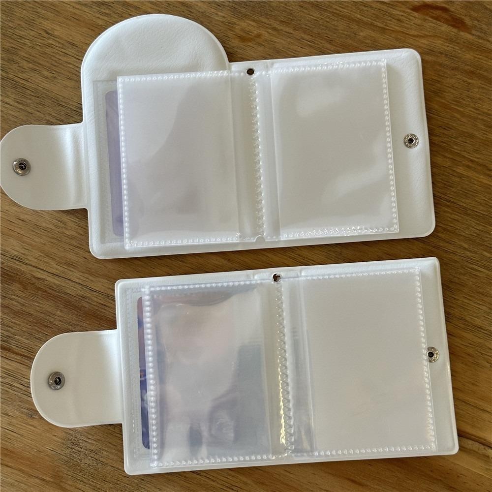 อัลบั้มการ์ด TRANSQUILLITY, PVC สไตล์ญี่ปุ่น Photocard Binder น่ารักพร้อมหน้าภายใน 16 หน้า Mini 3 นิ้วการ์ดไอดอลรวบรวมหนังสือ