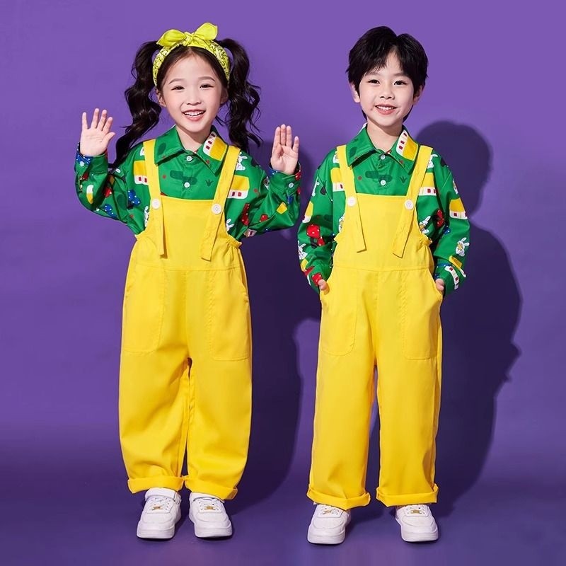 【พร้อมส่งในจีน】ชุดเอิ้ยม เสื้อเชิ้ต ลายดอก ชุดเต้น การแสดง สงกรานต์ เสื้อฮาวาย สำหรับเด็กหญิงและชาย - รูปที่ 6