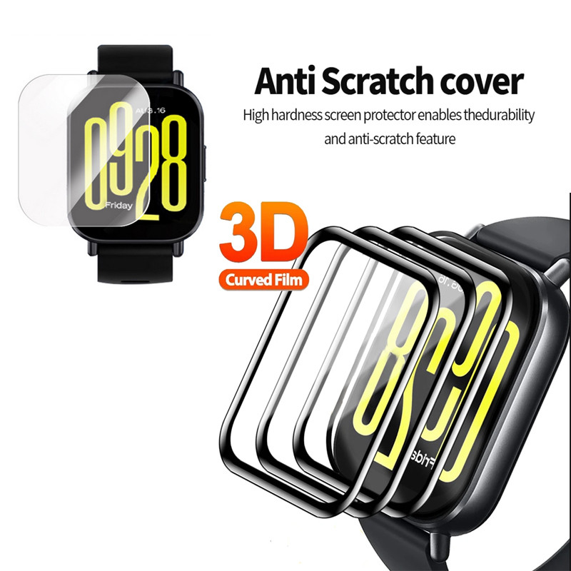 1-3PCS กระจกนิรภัยติดตั้งง่ายสําหรับ Redmi Watch 5 Active 5Lite ป้องกันหน้าจอสําหรับ Redmi Watch 5 Lite 5Active ฟิล์มป้องกัน