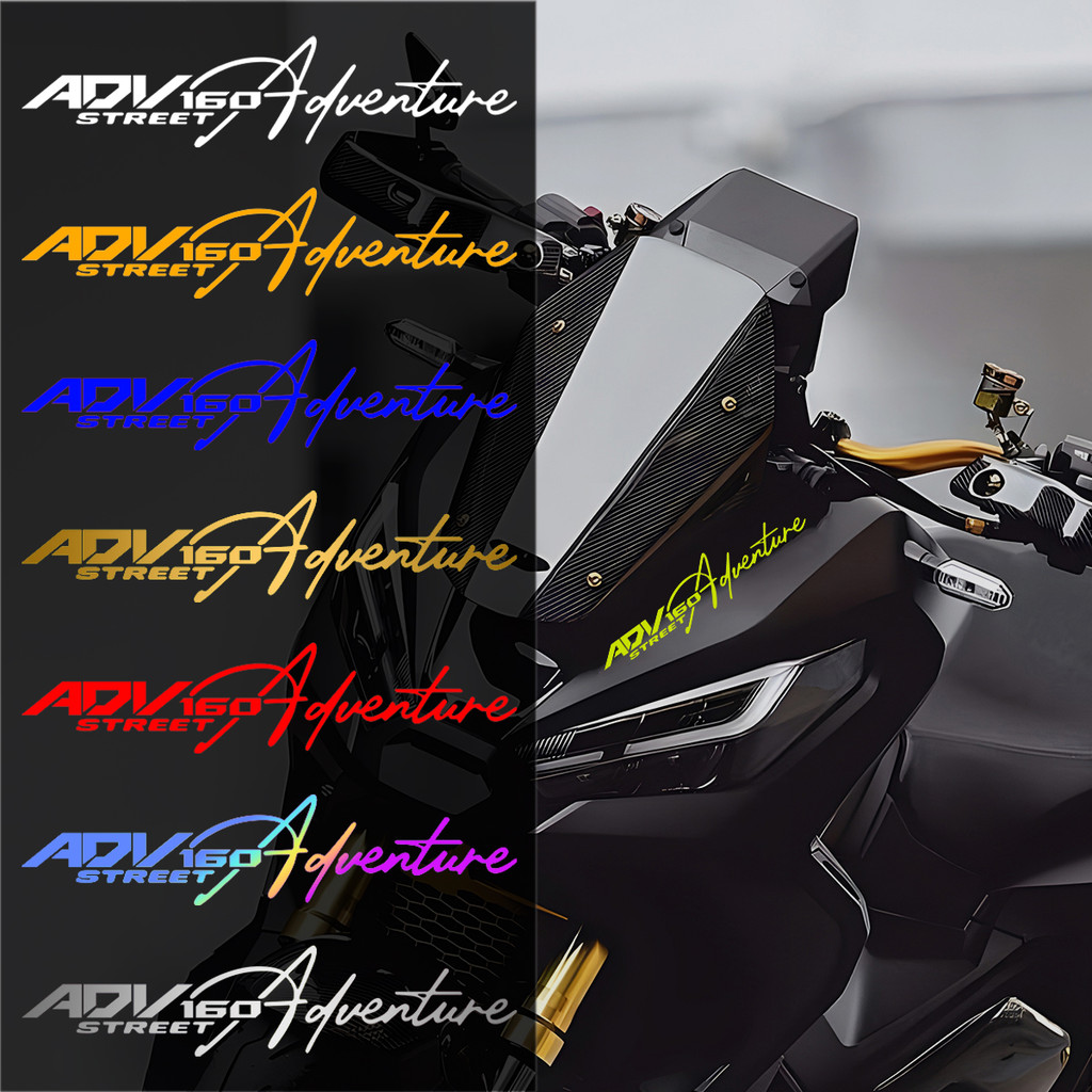 สําหรับ Honda ADV 160 ADV160 ADV รถจักรยานยนต์สติกเกอร์สะท้อนแสงกระจกมอเตอร์ตกแต่งรูปลอก