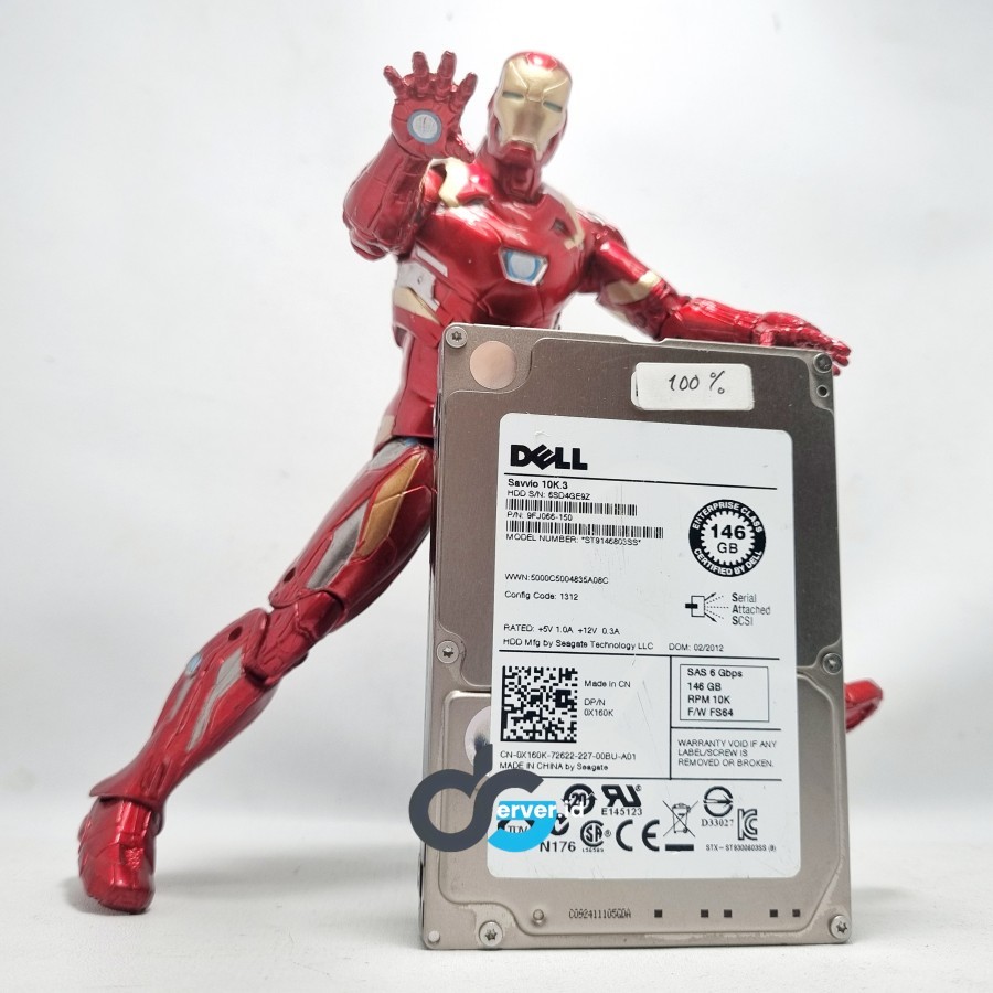 HDD SAS DELL 146GB 10K RPM 2.5" 0X160K