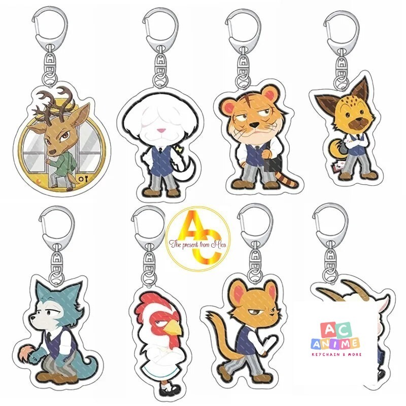BEASTARS Legosi Spring Haru พวงกุญแจอนิเมะ