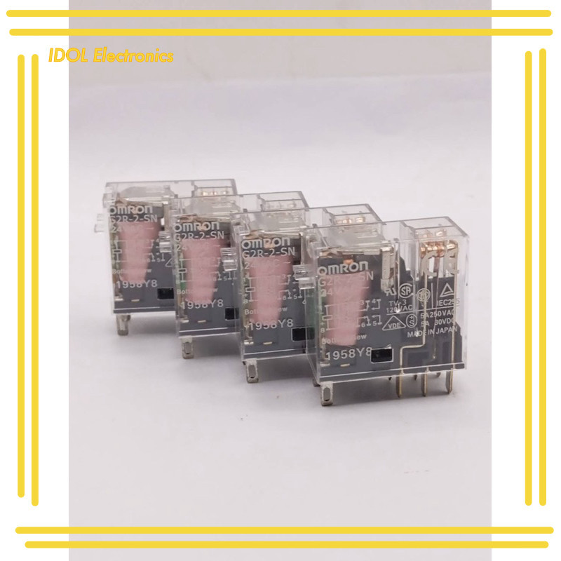 ราคาถูก! G2R-2-SN 24VDC  รีเลย์ 8ขา G2R-2-SN สินค้าถ่ายจากงานจริง