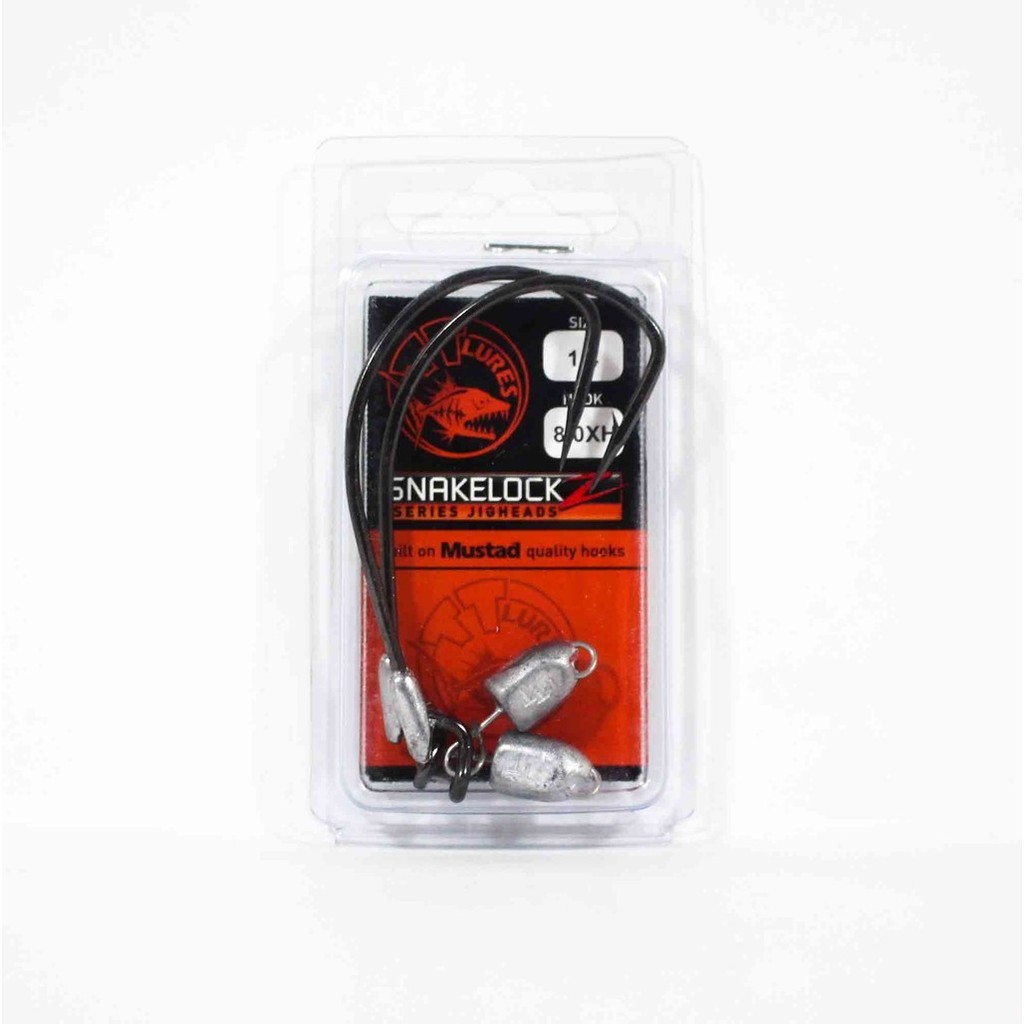 Tackle Tactics TT SnakelockZ Jig Head 1/4 oz 8/100 XH 2/แพ็ค (6334)