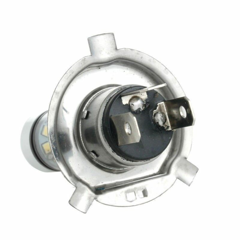 【COD】หลอดไฟ LED คู่ 100W H4 8000K 20 LED สีขาว 2 หลอดหลอดไฟหน้าไฟต่ำสูง - รูปที่ 3