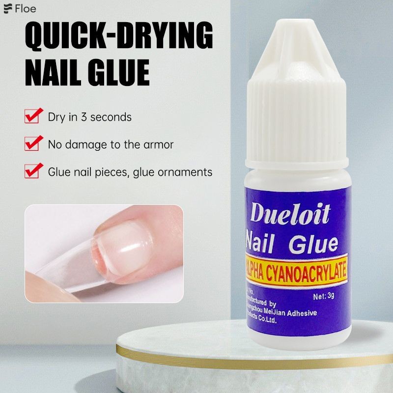 กาวติดเล็บปลอม กาวติดเล็บ กาวน้ำเงิน