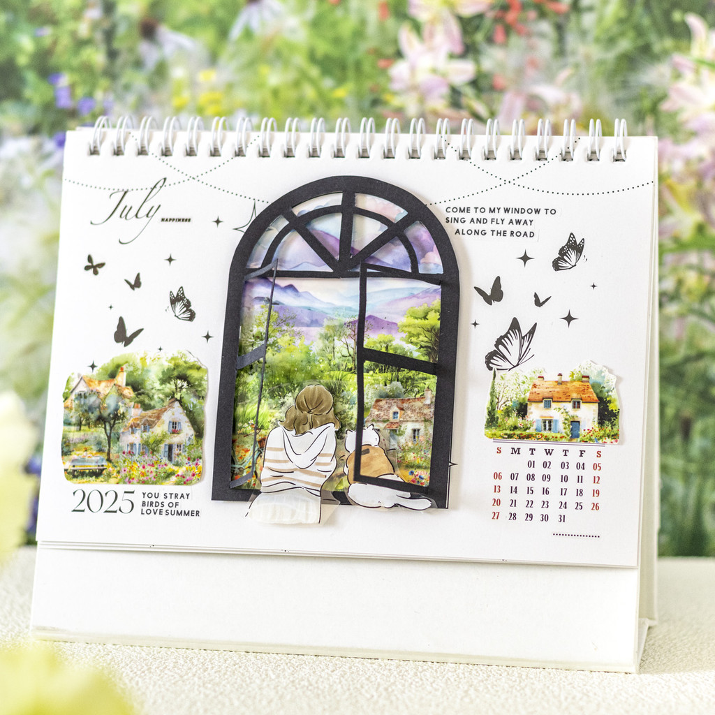 Jianwu 40 มม.* 200 ซม.สวนไม้ Series Vintage ดอกไม้ภูมิทัศน์ PET เทป Creative DIY Journal Collage เครื่องเขียน