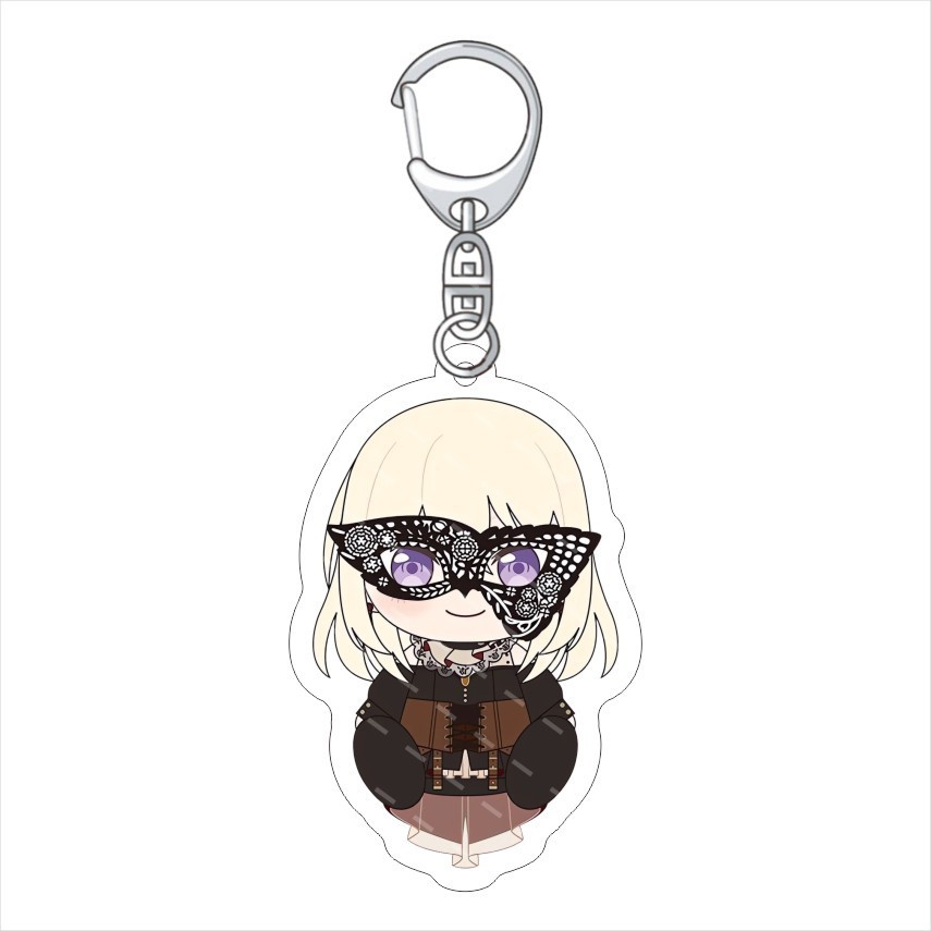 Ave Mujica "Bang Dream!》พวงกุญแจอะคริลิคสามเหลี่ยมจี้อะคริลิค