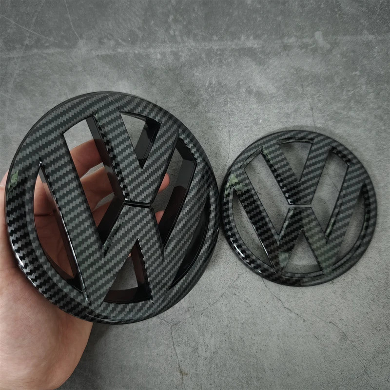 Volkswagen Replacement 135mm Front Grill Emblem or 110mm Rear Trunk Lid Car Badge for Volkswagen Gol