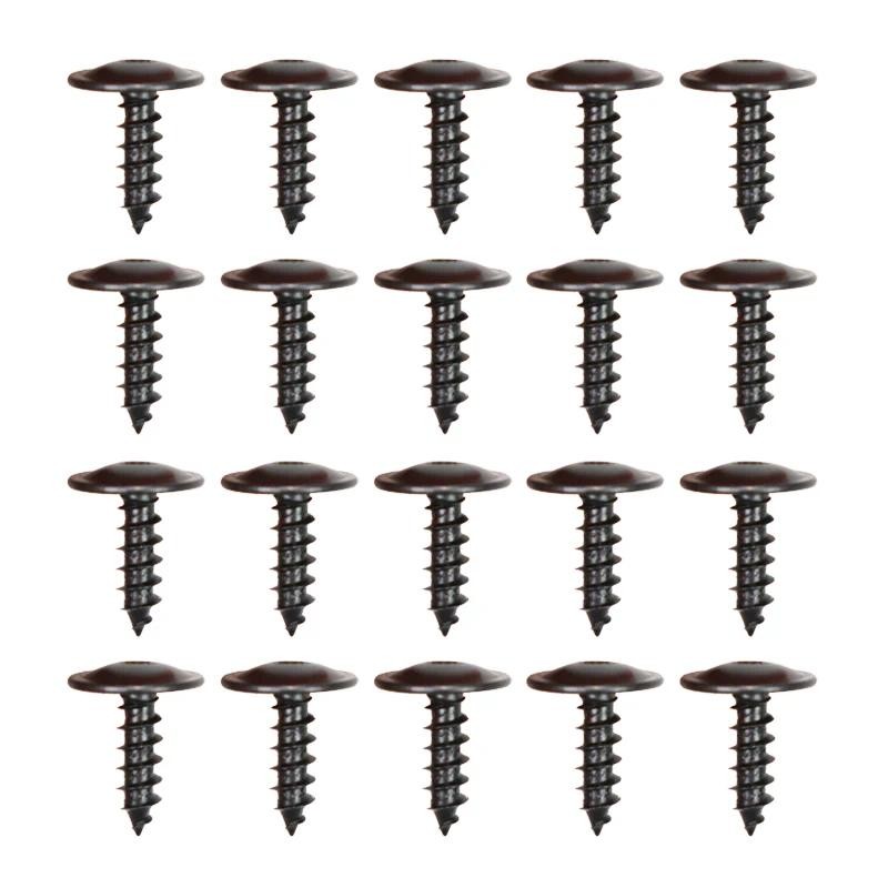 2/6/10PCS Torx สกรูคลิปยึดสําหรับเครื่องยนต์รถยนต์ Undertray Splash VW ใช้งานร่วมกับ Self-Tipping Shield Guard กันชน