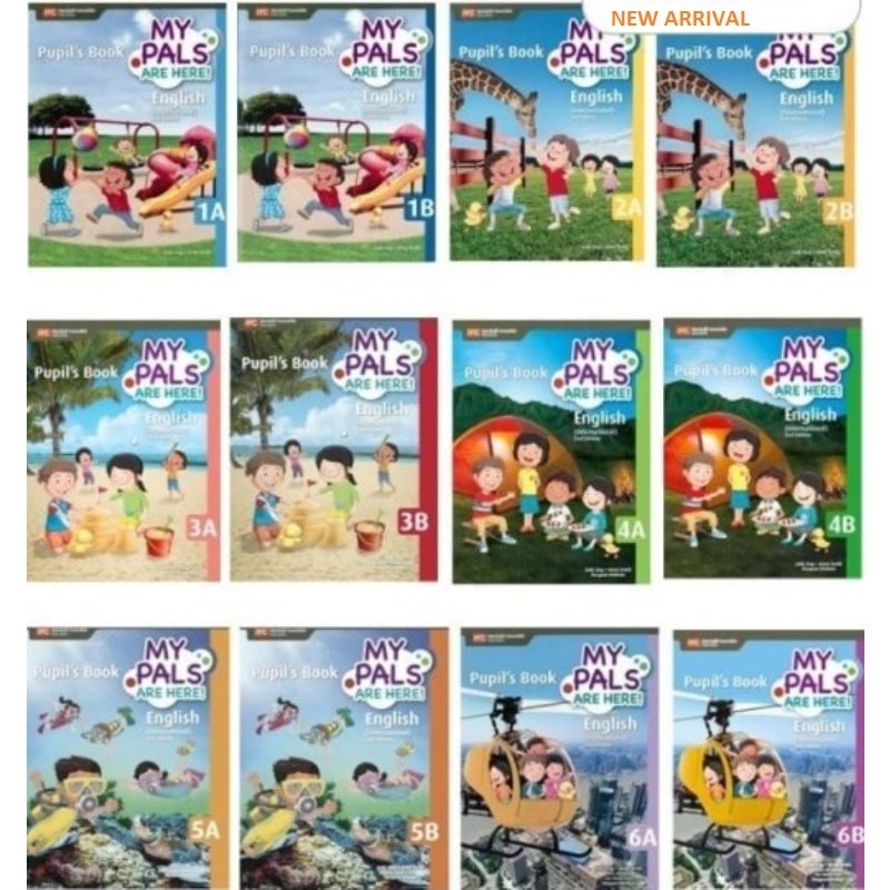 / / My Pals Are Here English International Pupil Book 1 - 6 A/B / สี