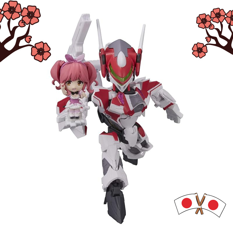 TINY SESSION Macross Δ VF-31 Siegfried Collectible Action Figure Series (Various Pilots) - Approxima