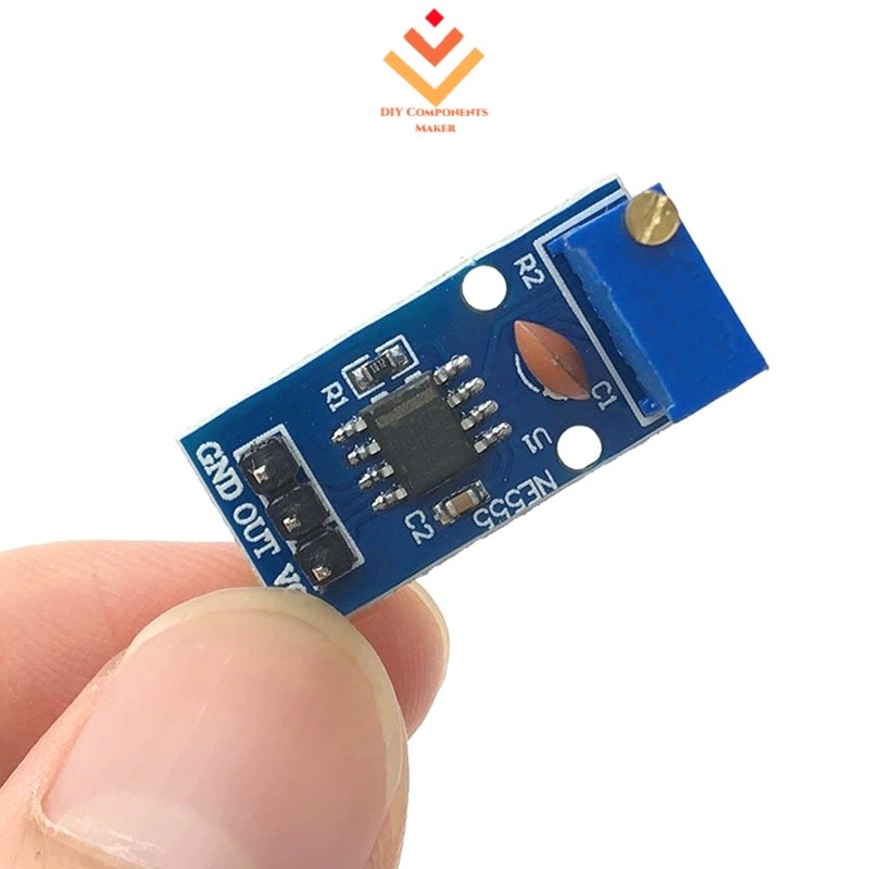 DC 5-12V NE555 โมดูลจับเวลาความถี่แบบปรับได้ความต้านทาน Pulse Generator เอาต์พุตช่องเดียวสําหรับ Arduino