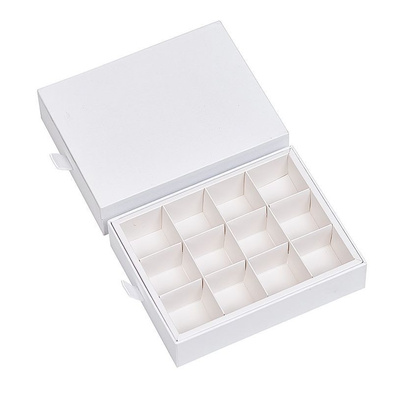 12-capsule Ferole กล่องบรรจุภัณฑ์ช็อกโกแลตกล่องสตรอเบอร์รี่กล่องของขวัญกล่องเปล่าทําด้วยมือ DIY ระดั