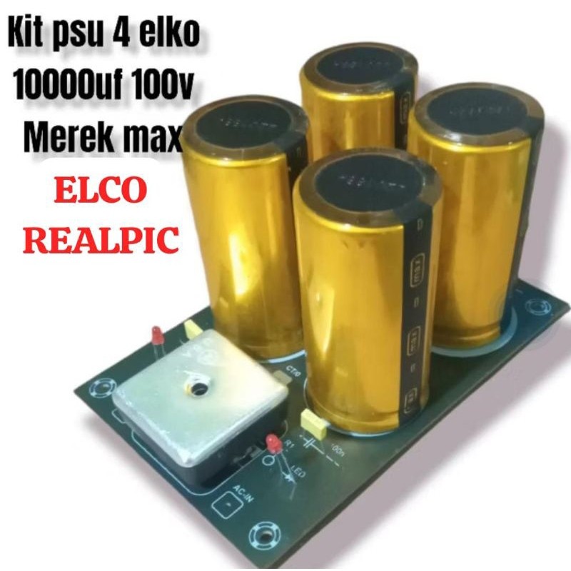 ชุด PSU 4 ELCO 10000uf80v ORIGINAL 10000UF 80V 10000 80v 10,000uf80v POWER SUPPLY SUPLY AMPLIFIER AM