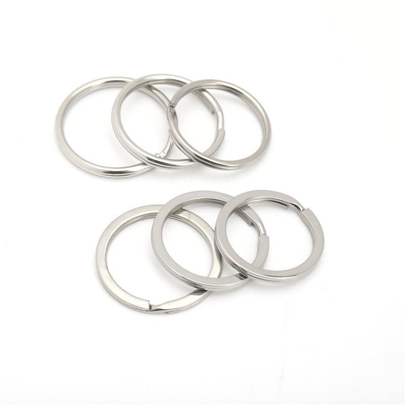 สแตนเลสแหวนกุญแจรูรับแสงแหวนแบนแหวนกุญแจสแตนเลส304/316แหวนที่สําคัญไม่เป็นสนิมไม่จางหาย - รูปที่ 3