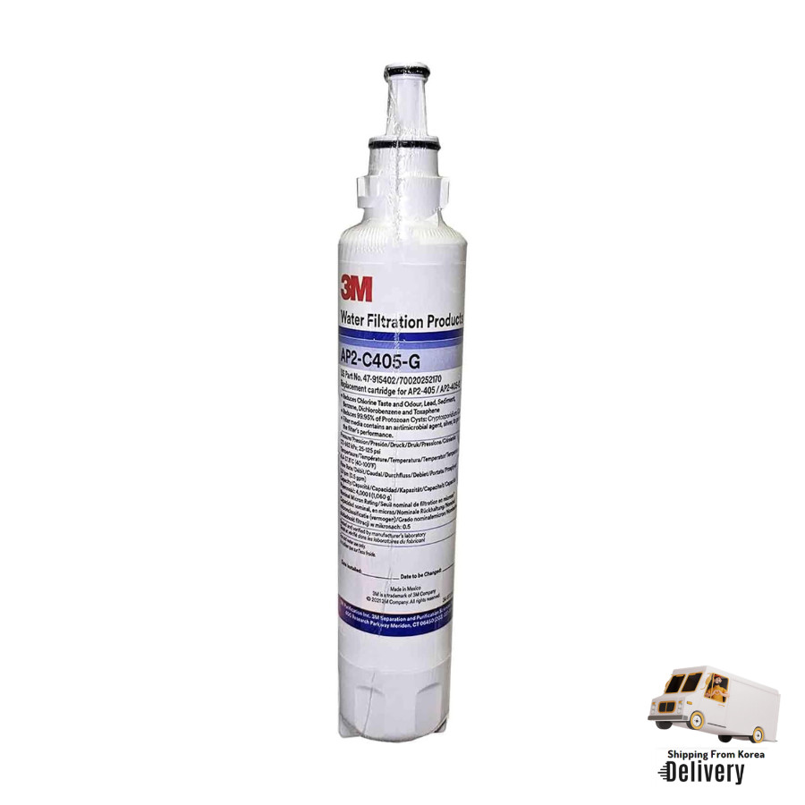 ตลับกรองน้ำ 3M AP2 C405 G ขจัดกลิ่นคลอรีน ติดตั้งง่าย