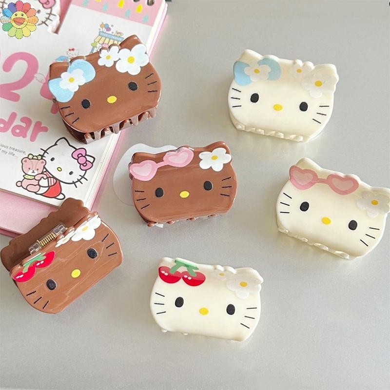 GOGO Kawaii Kitty Barrette น่ารักแมวหวาน Fragmented ผม Shark คลิปอะนิเมะการ์ตูนผู้หญิง Hairpin Headwear อุปกรณ์เสริมของขวัญ TH
