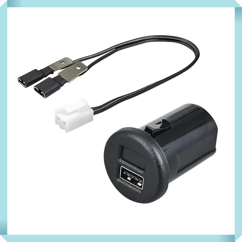 Car USB Power Supply for Suzuki Jimny, Sierra, Nomad - Reversible Port, LED Indicator