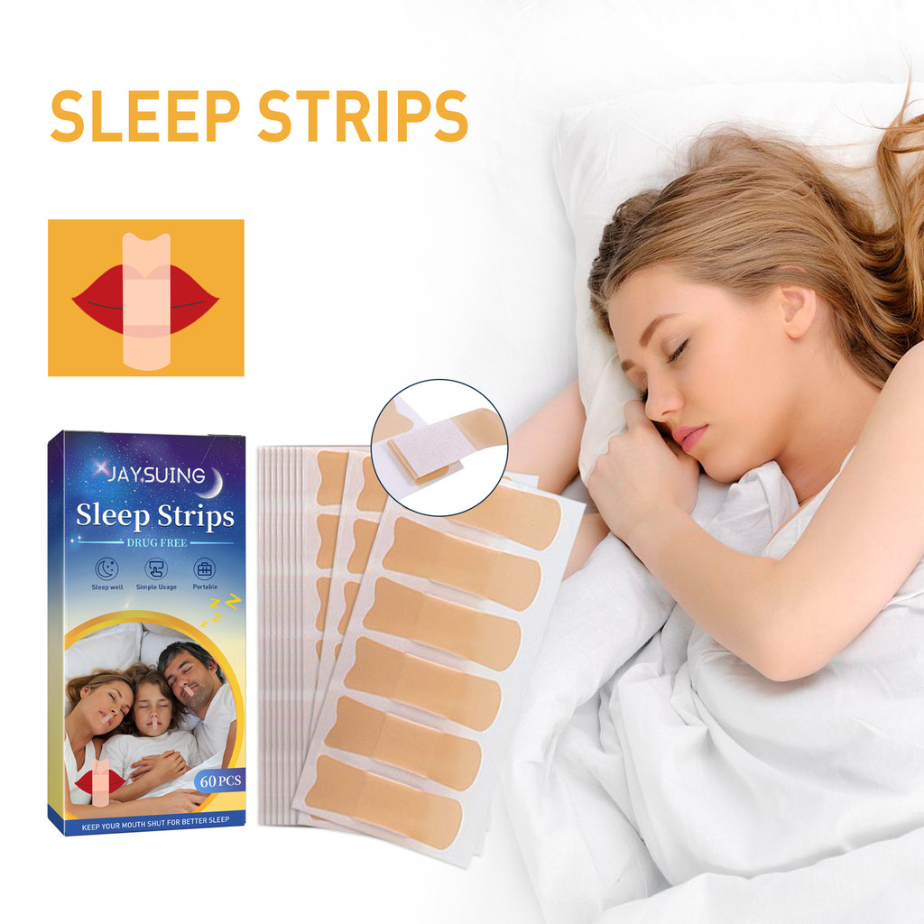 Jaysuing Anti-Snoring สติกเกอร์ปรับปรุง Sleep Anti-Snoring Sleeping Snoring Snoring ผู้ใหญ่ Night An