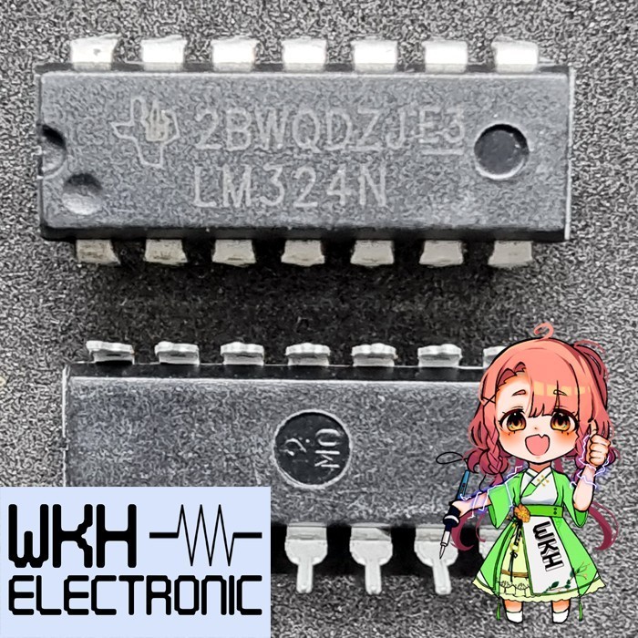 EWR27 IC LM324 LM324N LM324 LM 324 N Low Power Quad Op-amp Dip-14 IC AK61
