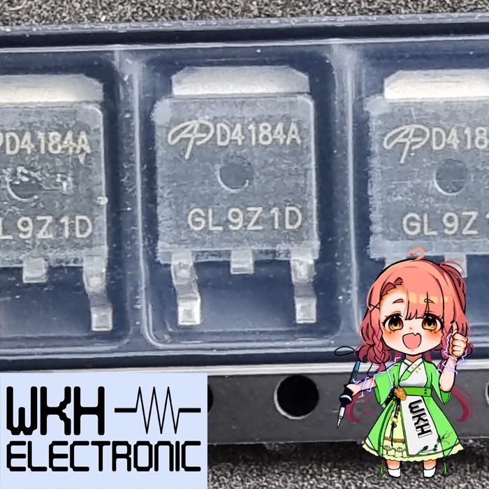 EWR27 ต้นฉบับ AOD4184A D4184A AOD4184 D4184 40V 50A N-channel MOSFET TO-252