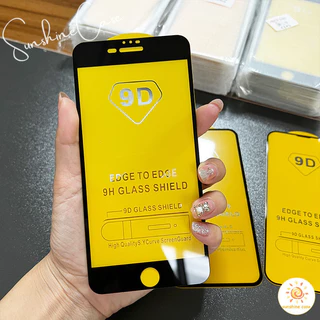 COD สต๊อกไทย ฟิล์มกระจกสำหรับรุ่นไอโฟน แบบเต็มจอ 9D ทุกรุ่น11 For iPhone12 13 16 14 15Pro MAX X XS XR 7 8Plus SE2020#9D
