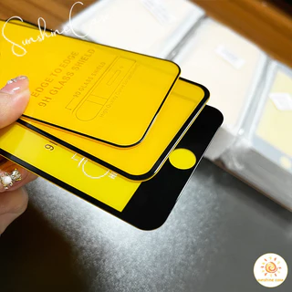 COD สต๊อกไทย ฟิล์มกระจกสำหรับรุ่นไอโฟน แบบเต็มจอ 9D ทุกรุ่น11 For iPhone12 13 16 14 15Pro MAX X XS XR 7 8Plus SE2020#9D