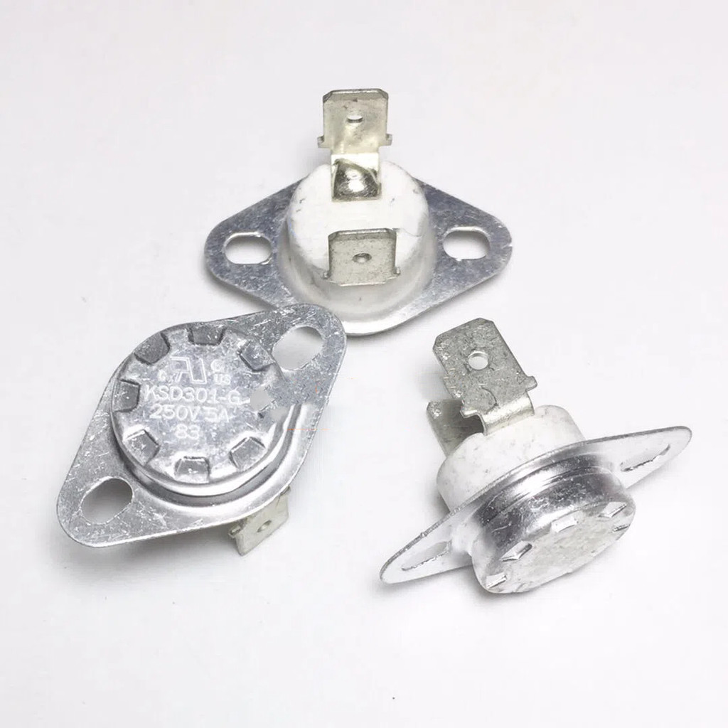 KSD301-G 250V 5A 10A 16A สวิตช์เซอร์กิตเบรกเกอร์ความร้อน 80°ค 83°ค 88°ซี 90°C สําหรับตู้น้ํา