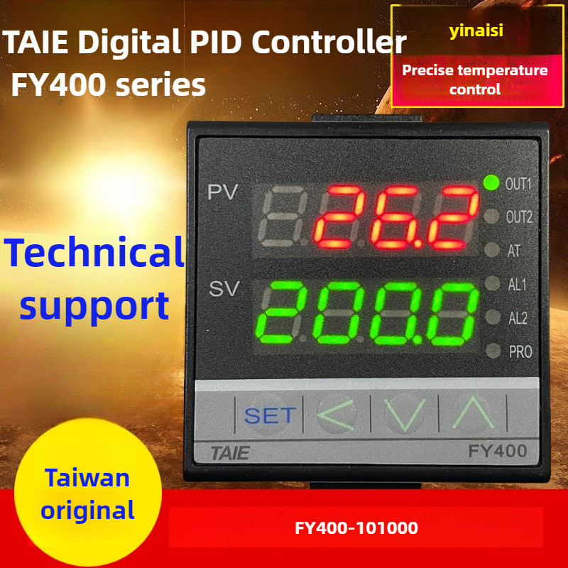 TAIE คอนโทรลเลอร์ Digital PID, FY400-101000 เครื่องควบคุมอุณหภูมิความแม่นยําสูง ซะเลย400-102000 1010