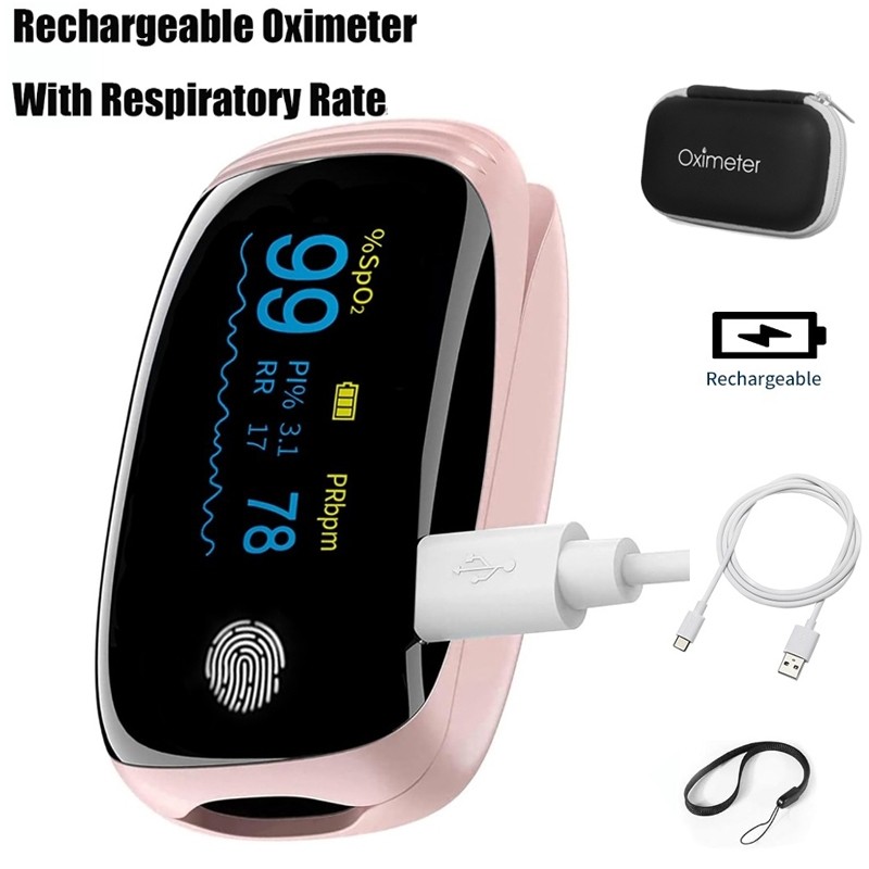 Original USA Chip Rechargeable Pulse Finger Oximeter Sp02 Portable Pulse Oximeter Fingertip pulse ox