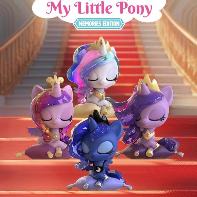 พร้อมสต็อก MightyJaxx My Little Pony Anniversary Series Clear Box Cute Doll Gift อินเทรนด์ Play Figu