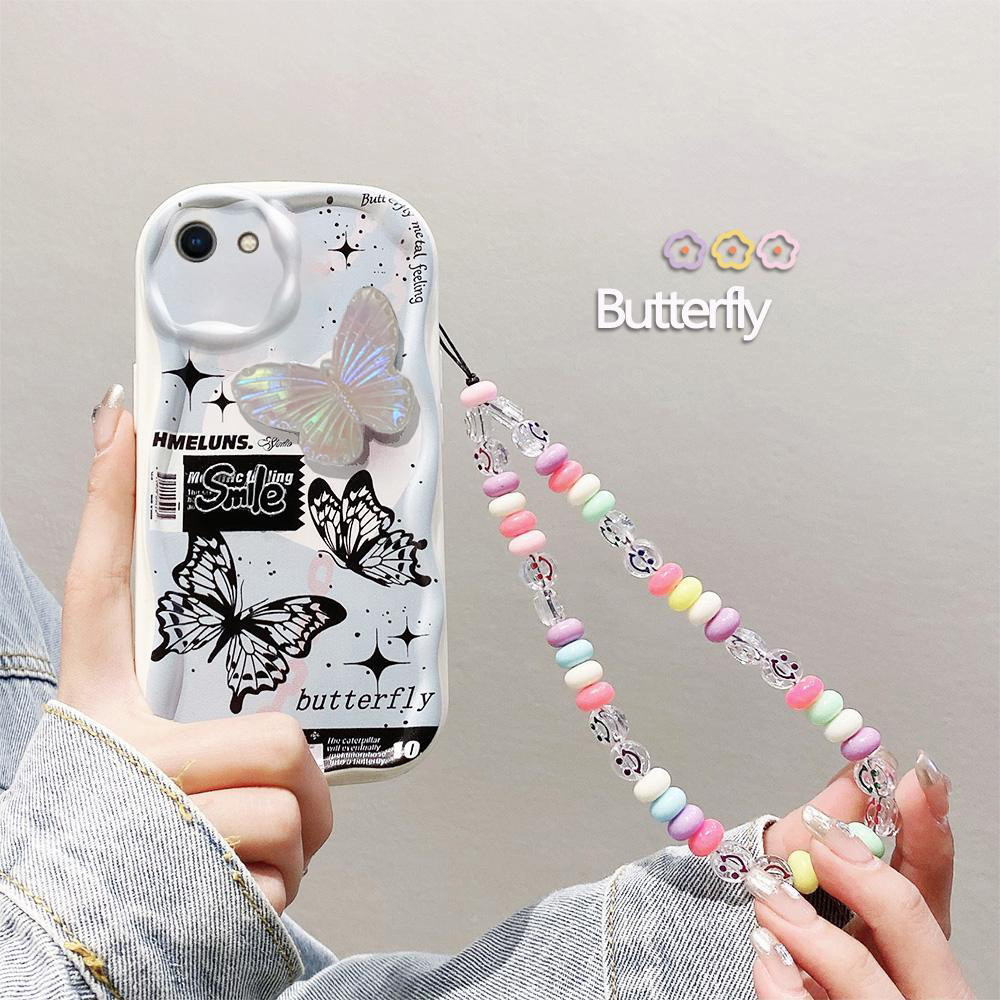 Graffiti Shell 3Dสามมิติกรณีการ์ตูนตุ๊กตาซิลิโคนนุ่มสร้อยข้อมือเคสโทรศัพท์เหมาะสําหรับVivo Y71/Y71i/Y71A
