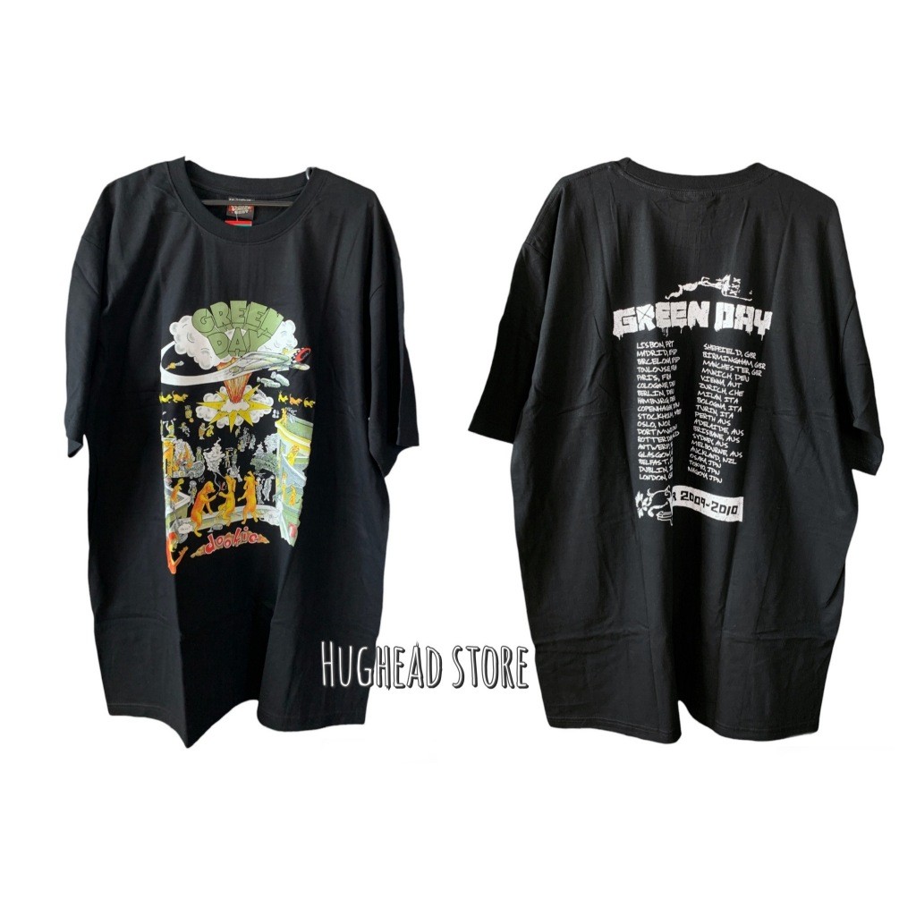 เสื้อยืด Green Day Rock - การออกแบบที่ทันสมัยและอินเทรนด์ผ้าฝ้ายคอกลมพิมพ์ลายเสื้อยืด Unisex - ขนาด S-5XL