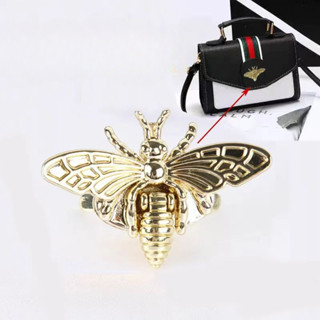 ล็อคกระเป๋าทรงผึ้งวินเทจ ล็อคโลหะแบบหมุน อุปกรณ์เสริมหนัง DI…