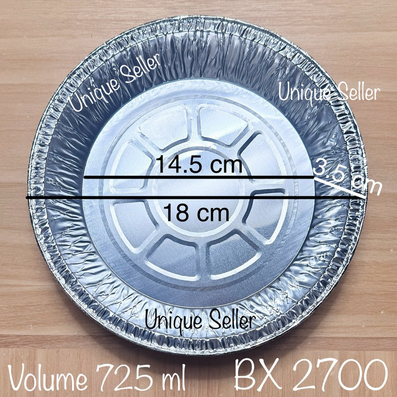 [Isi50] อลูมิเนียมฟอยล์กลม 18 ซม. BX 2700 Bestfresh / ถาด Alfoil RX 725 Best Fresh / อลูมิเนียมฟอยล์